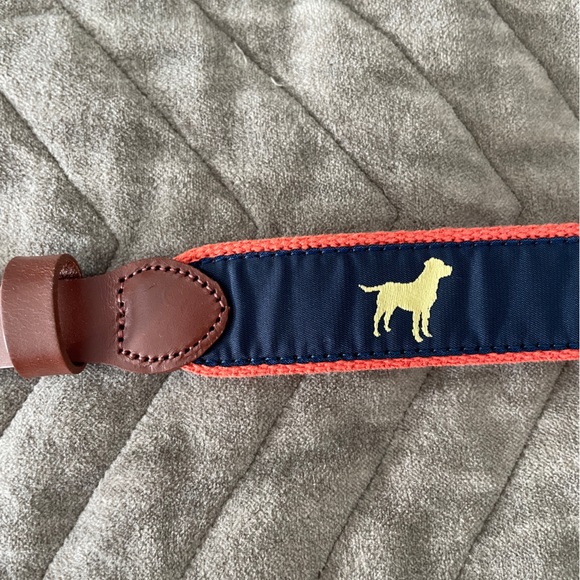 Leather Man Limited Other - Leather Man Limited embroidered yellow lab belt